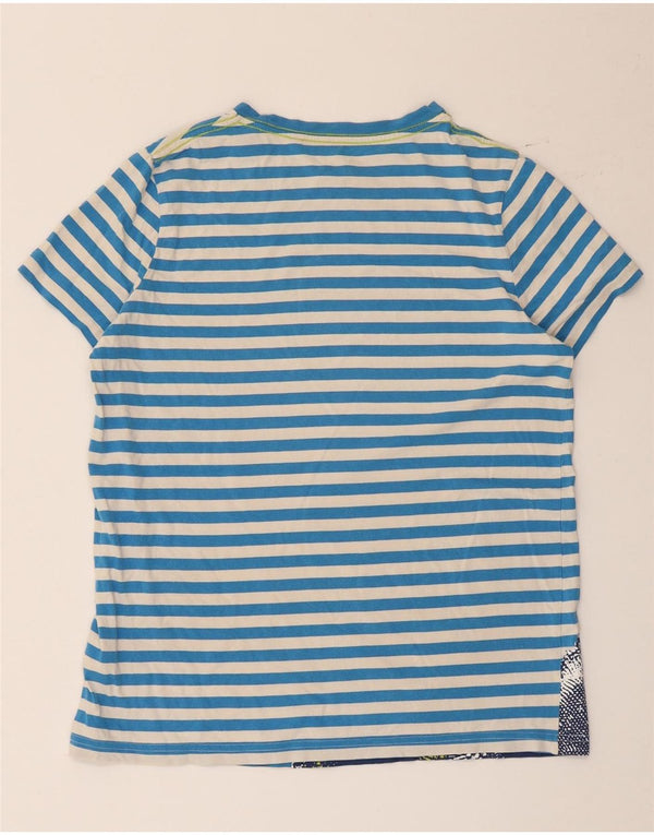 Maglietta grafica per ragazzi Boden Top 15-16 anni in cotone a righe blu