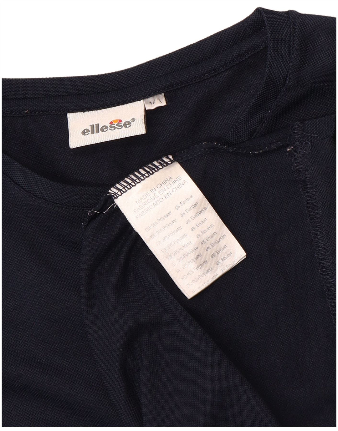 T-shirt da bambino ELLESSE 13-14 anni in poliestere blu navy