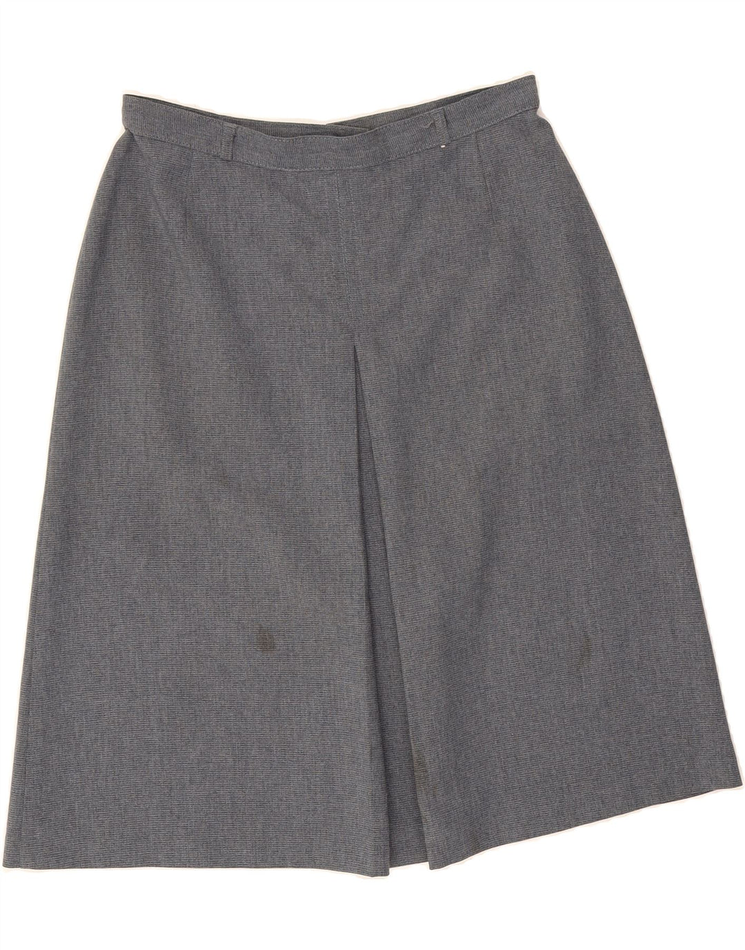 ST MICHAEL Womens A-Line Skirt UK 18 XL W32  Blue Polyester Vintage St Michael and Second-Hand St Michael from Messina Hembry 