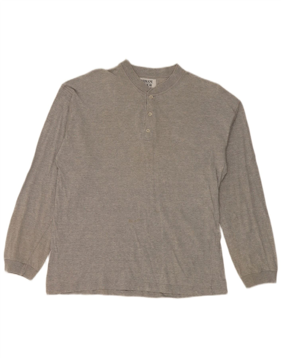 Armani Maglia Manica Lunga Bambino 13-14 Anni Cotone Grigio