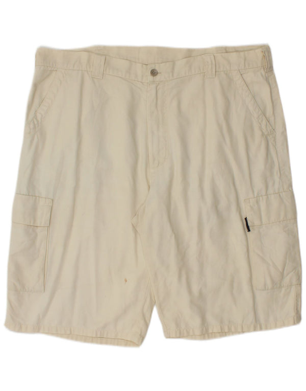 Pantaloncini cargo da uomo North Sails IT 54 2XL W38 Cotone bianco sporco