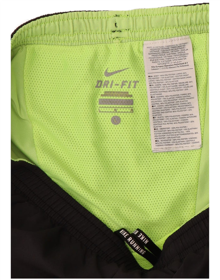 NIKE Mens Dri Fit Sport Shorts Large Black Polyester