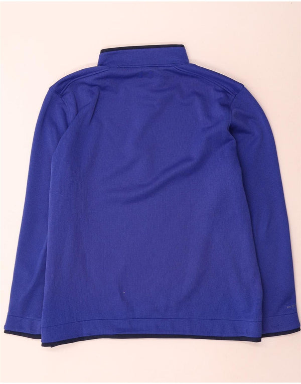 Felpa da uomo Under Armour con zip e collo maglione XL blu poliestere