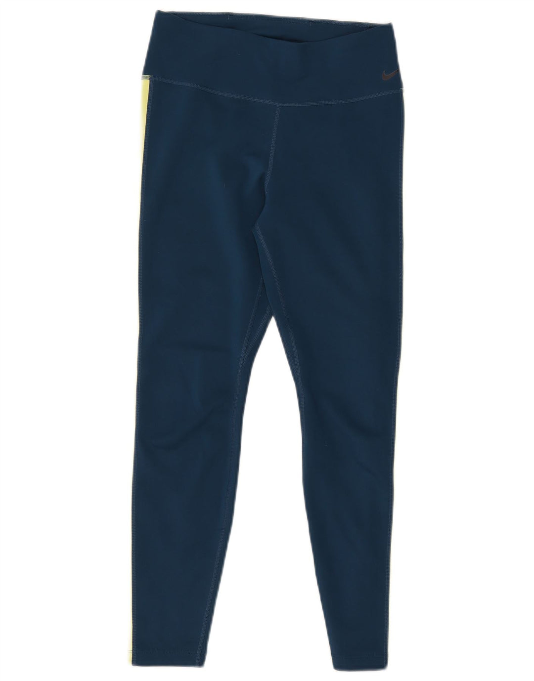 Leggings grafici NIKE da donna Dri Fit UK 8 piccoli poliestere blu