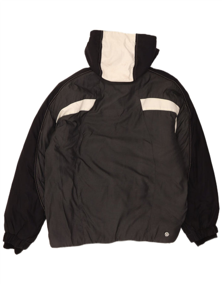 Giacca da sci da uomo Colmar con vestibilità ampia con cappuccio IT 46 Small Grey Colourblock