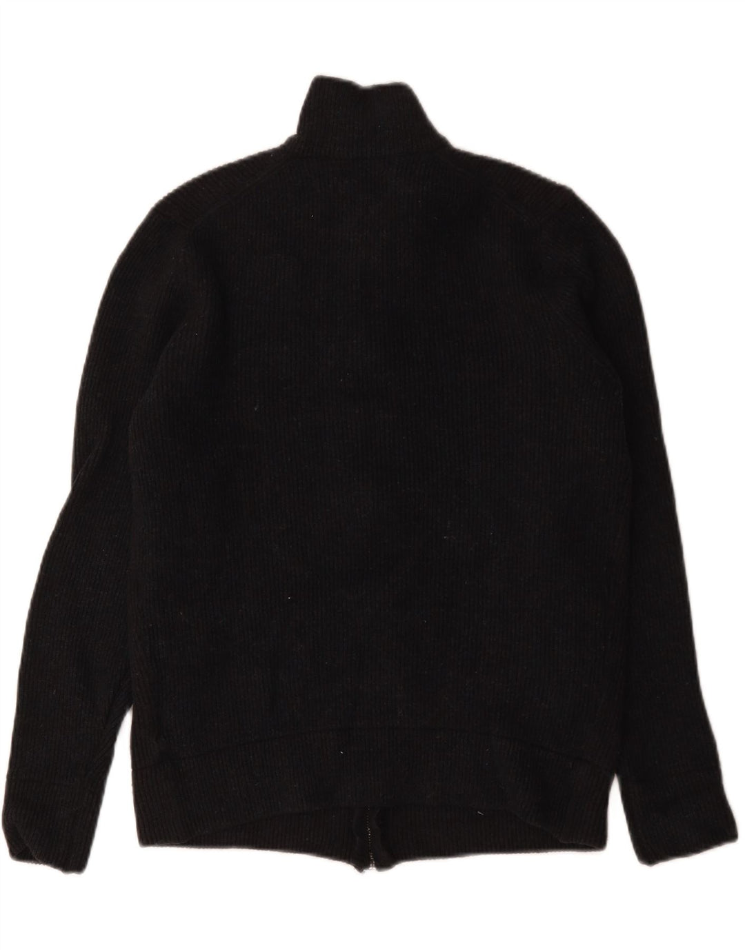 Maglione cardigan da uomo Marks & Spencer grande lana blu navy