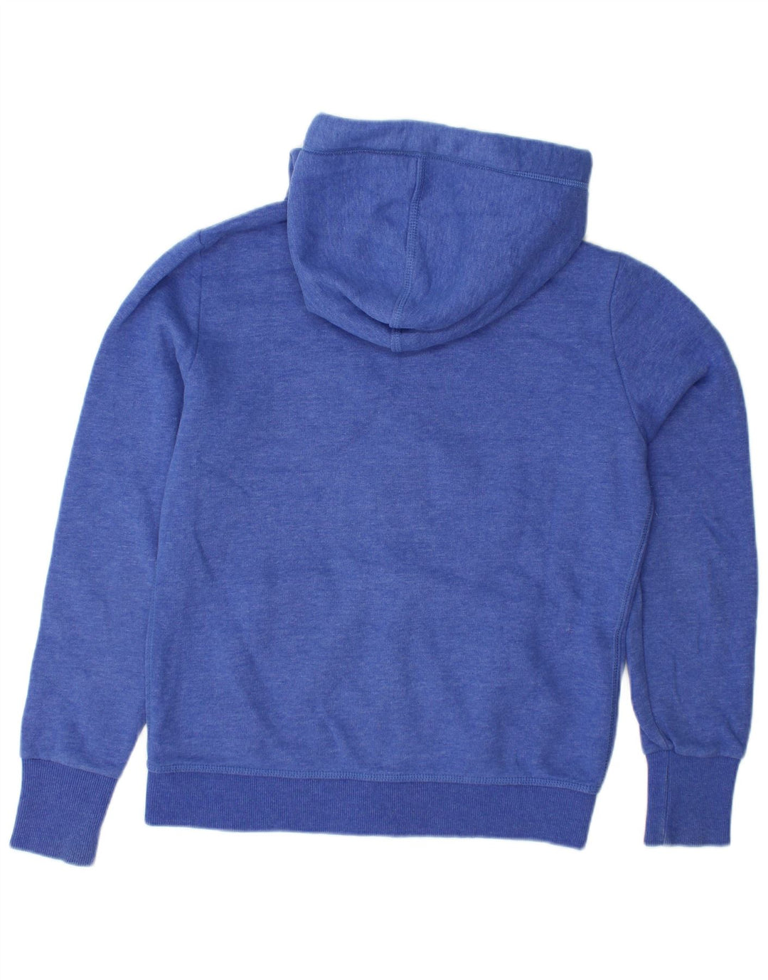 Maglione con cappuccio e zip da donna SUPERDRY UK 16 grande cotone blu