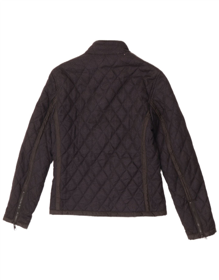 Giacca trapuntata da uomo Zara UK 36 piccola in poliestere nero