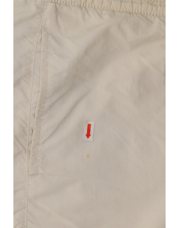 Pantaloncini da bagno uomo Emporio Armani IT 48 Medium White Poliammide