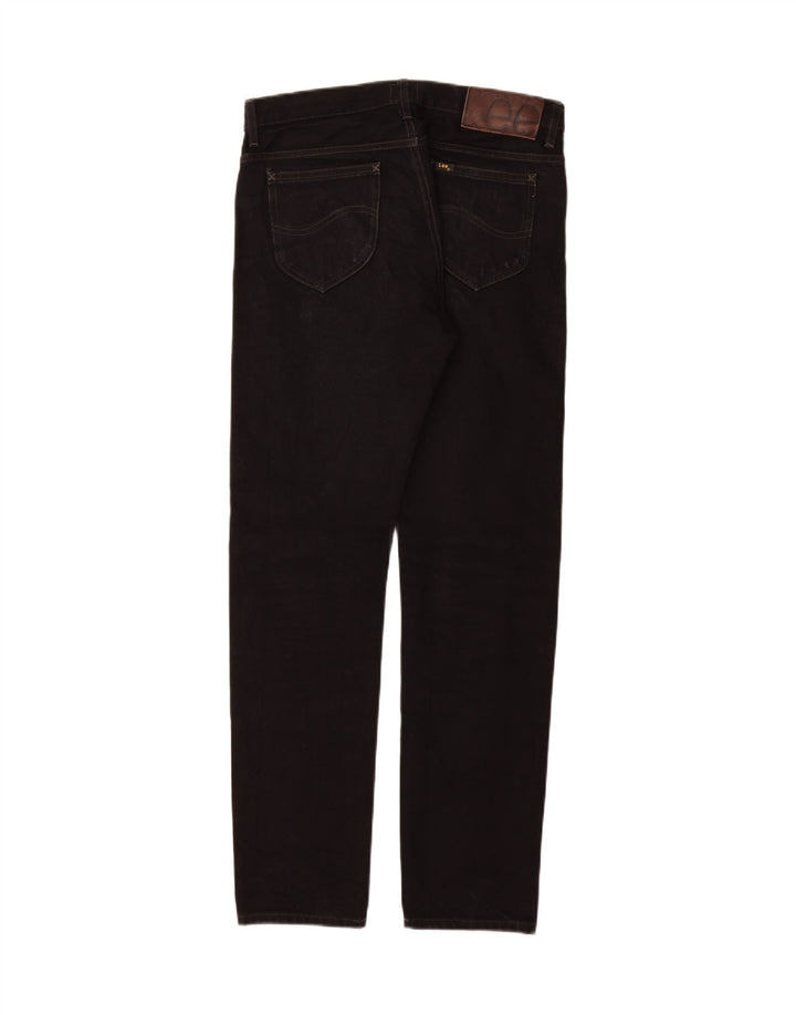 Jeans dritti da uomo Lee Rider W30 L32 cotone nero