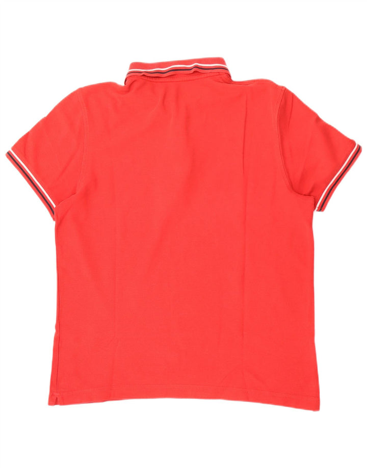 Polo da uomo Lotto a righe grandi rosse