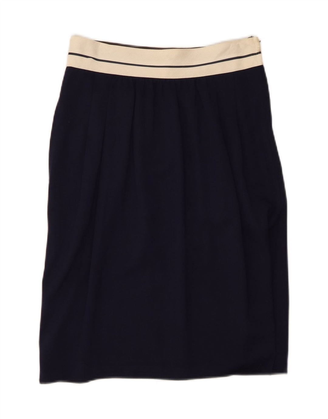 Gonna dritta da donna Ferretti Studio UK 12 media W26 rayon blu navy