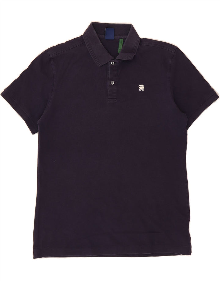 G-STAR Mens Polo Shirt Large Navy Blue Cotton Vintage G-Star and Second-Hand G-Star from Messina Hembry 