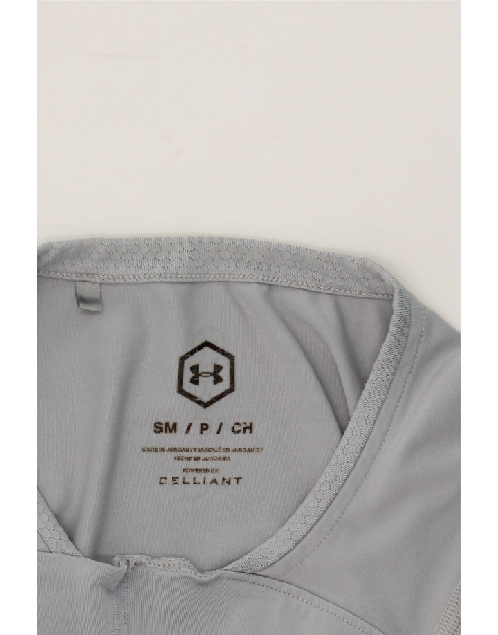 UNDER ARMOUR Mens T-Shirt Top Small Grey Vintage Under Armour and Second-Hand Under Armour from Messina Hembry 