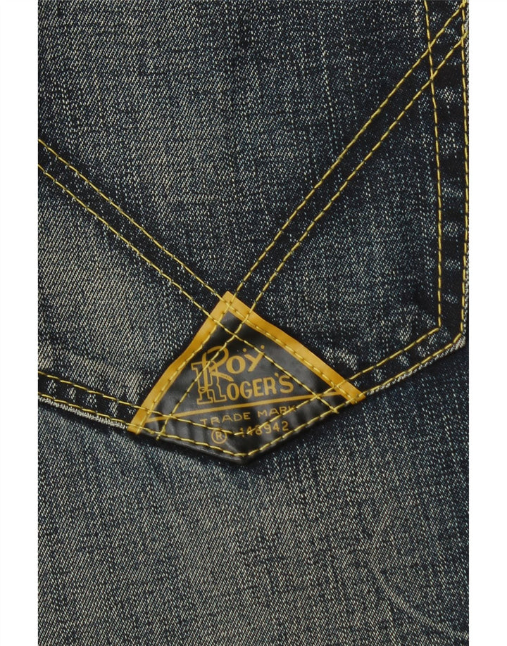 Jeans dritti da uomo ROY ROGERS W32 L30 cotone blu
