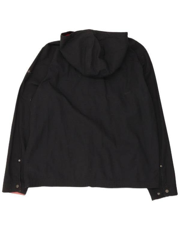 Bomber con cappuccio Columbia da uomo Manchester United UK 42 XL cotone nero