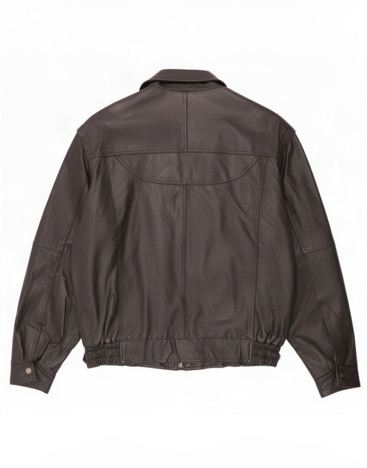 Giacca in pelle da uomo Lakeland UK 40 grande nera