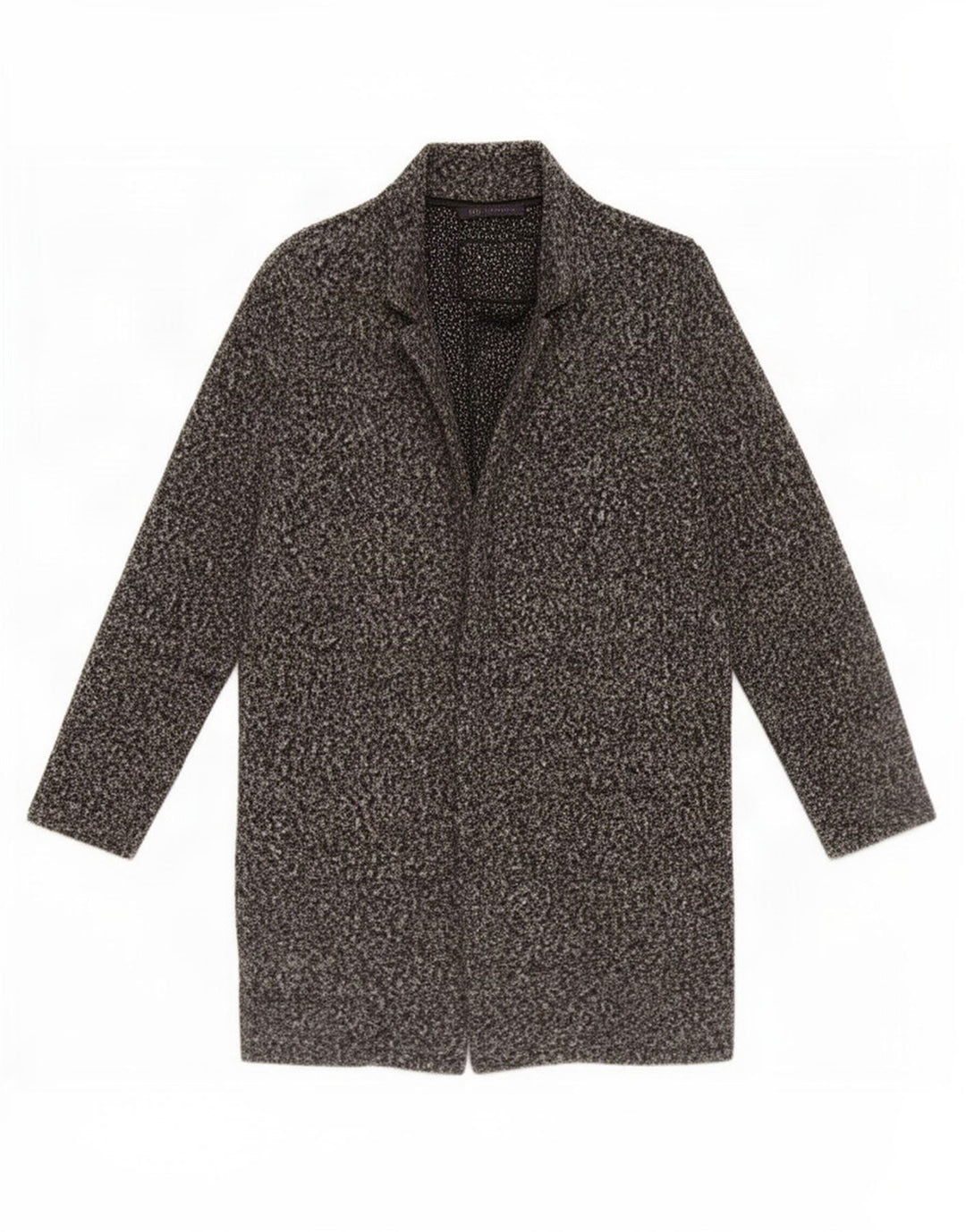 Soprabito da donna Marks & Spencer UK 8 piccolo poliestere screziato grigio