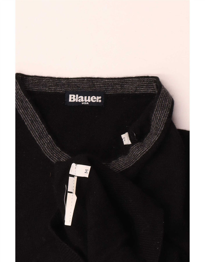 Maglione maglione girocollo da uomo Blauer nero medio