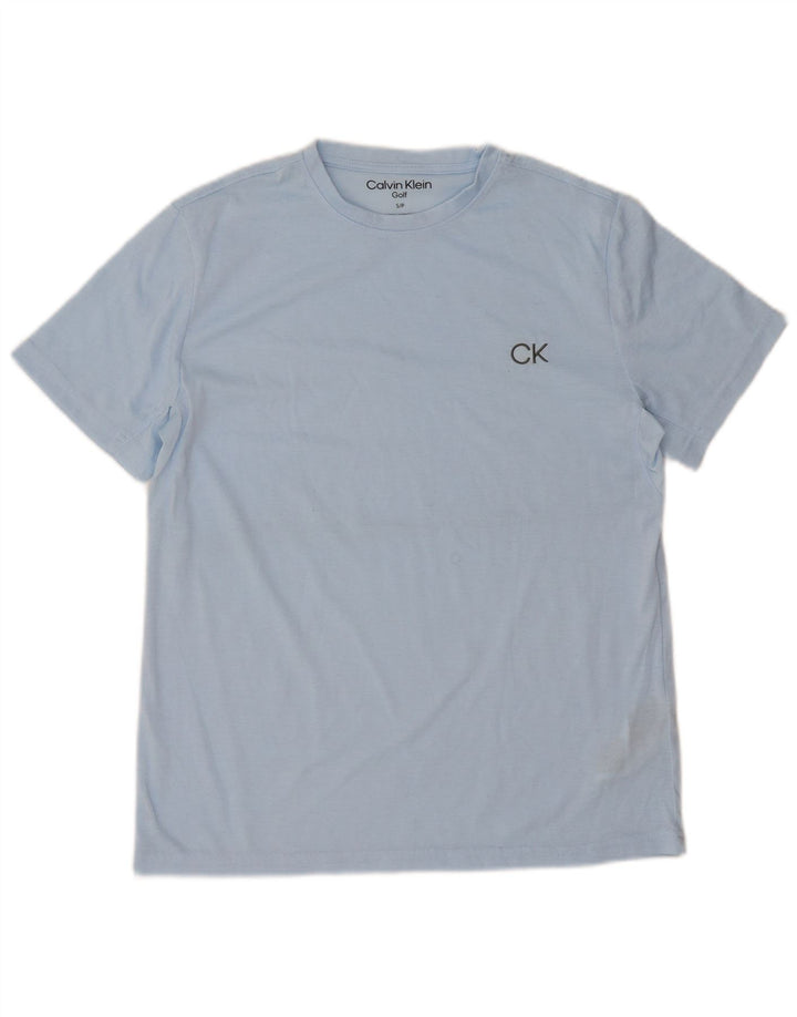 Maglietta da uomo Calvin Klein Top piccola blu in poliestere