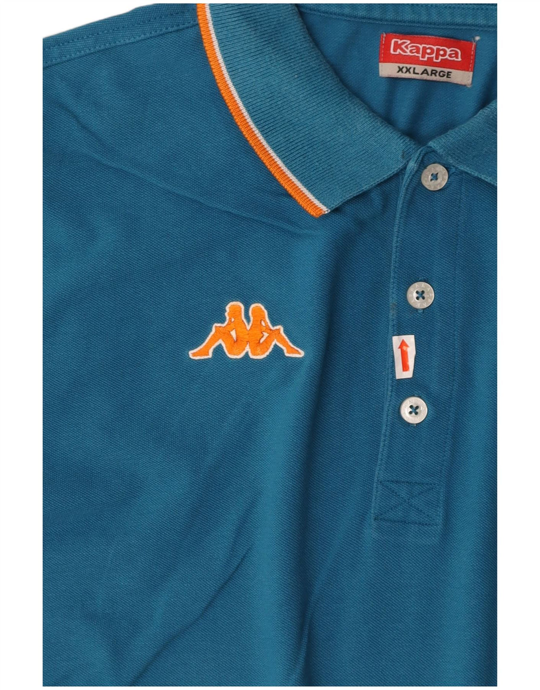 KAPPA Mens Polo Shirt 2XL Blue Cotton