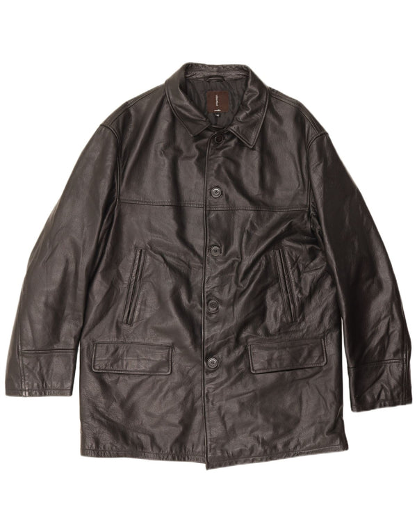 Giacca Pelle Uomo Conbipel IT 50 Large Pelle Nera