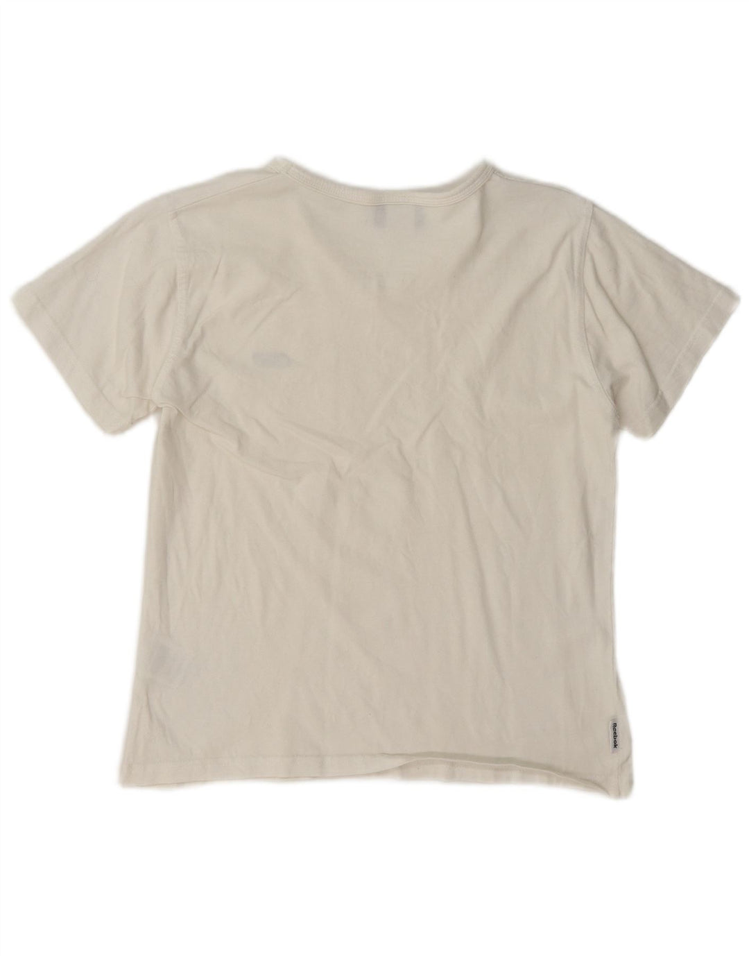 T-shirt Reebok da donna Top UK 14 grande cotone bianco