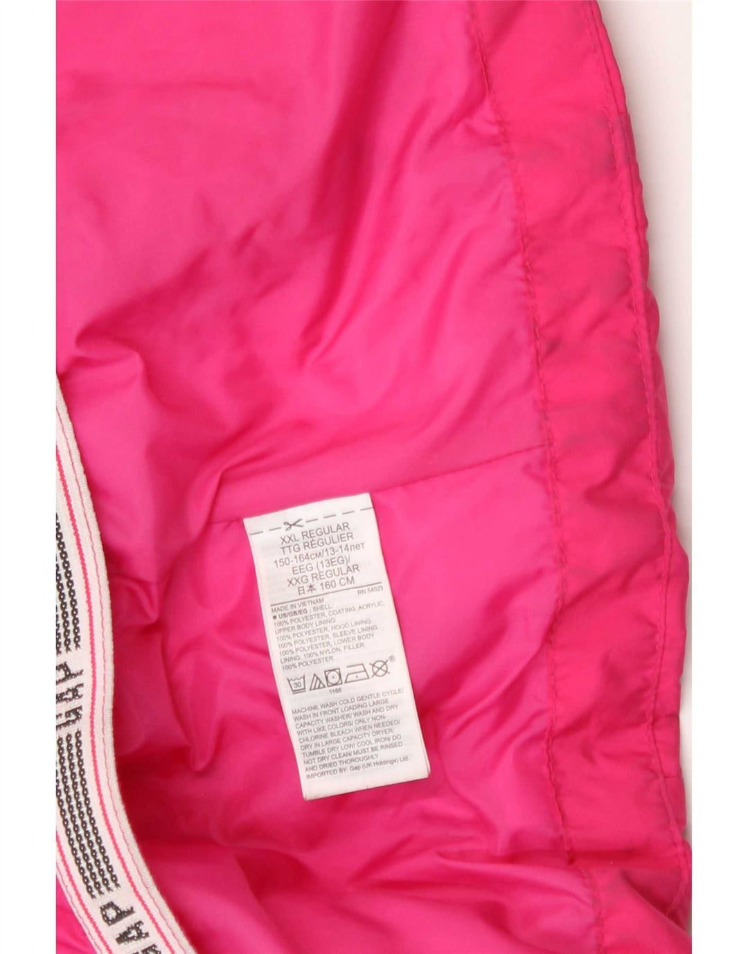 Giacca imbottita per ragazze Gap 13-14 anni 2XL Poliestere rosa