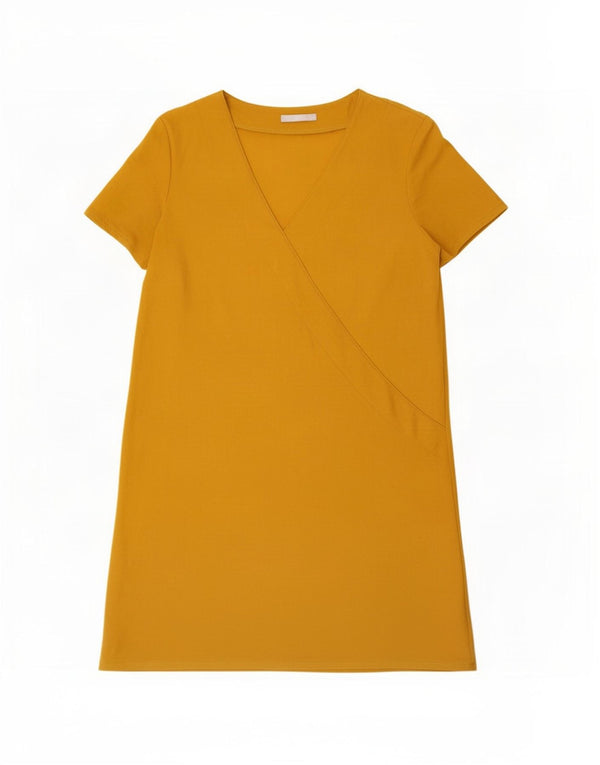 Abito T-shirt Zara da donna UK 14 giallo medio