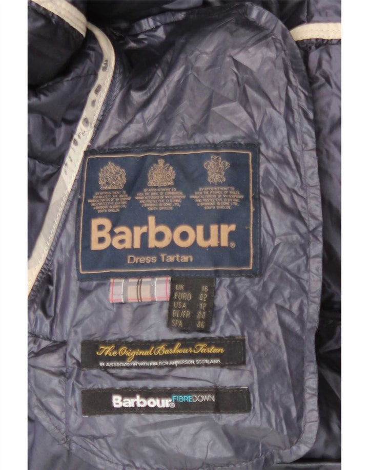 Giacca imbottita da donna Barbour UK 16 grande blu navy