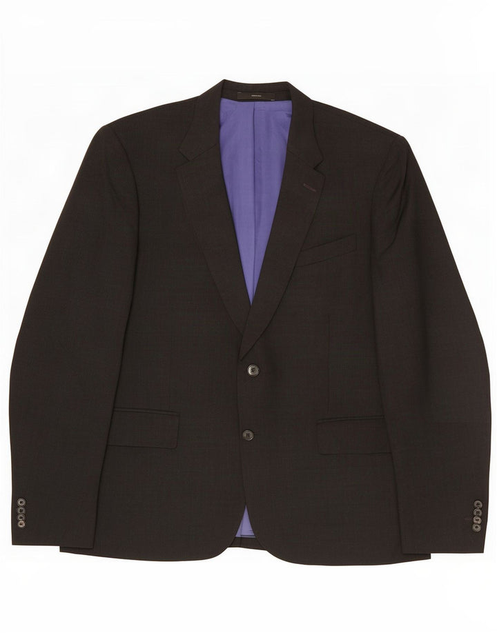 Giacca blazer a 2 bottoni Soho da uomo Paul Smith UK 42 XL lana grigia