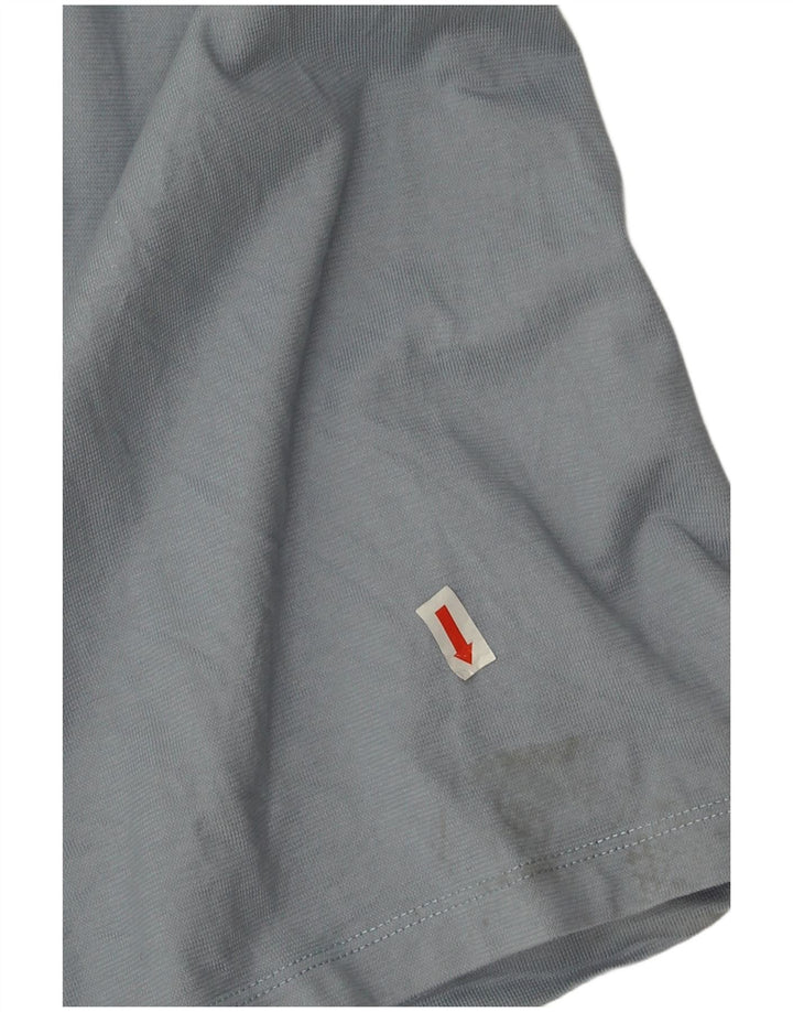 T-shirt grafica oversize Jordan da donna, taglia UK 10, piccola, in cotone grigio