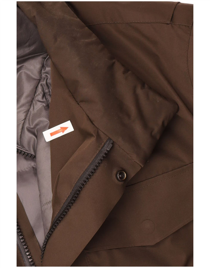 Giacca imbottita da uomo Massimo Dutti UK 42 XL Poliestere marrone