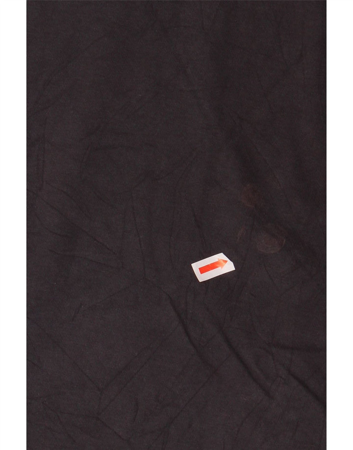 JACK & JONES Mens T-Shirt Top Large Navy Blue Cotton