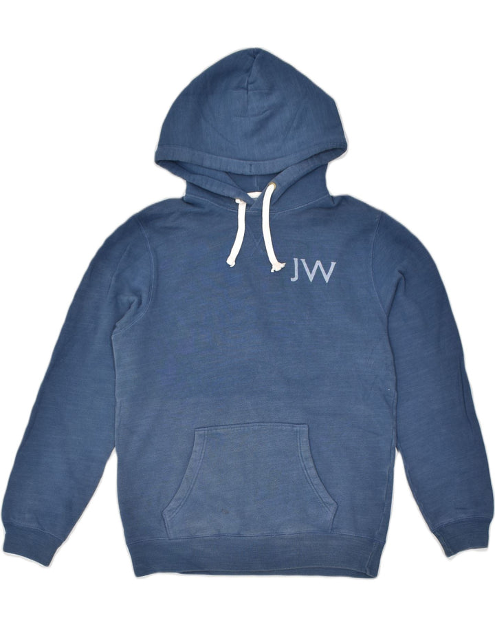 JACK WILLS Mens Graphic Hoodie Jumper XS Blue Cotton | Vintage | Thrift | Second-Hand | Used Clothing | Messina Hembry 