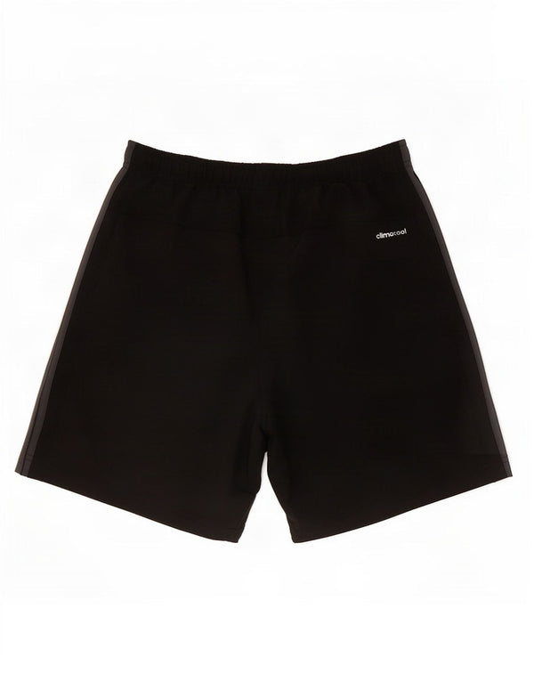 Pantaloncini sportivi Adidas Climacool da uomo piccoli in poliestere nero