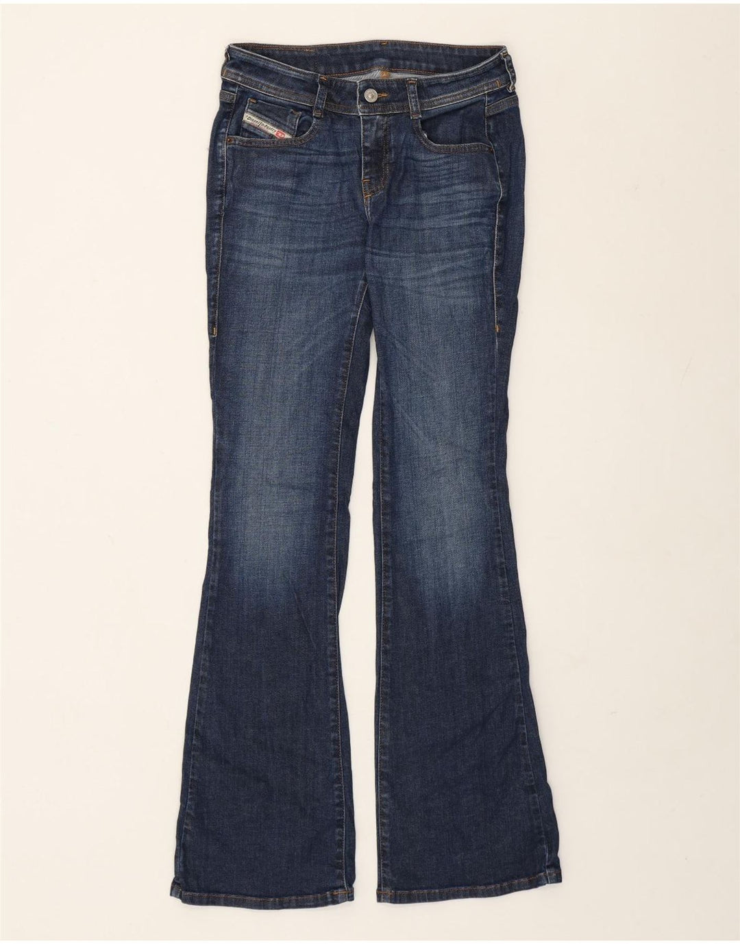 Jeans svasati da donna Diesel W24 L31 cotone blu