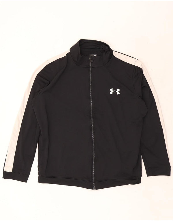 Giacca da tuta da uomo Under Armour 2XL Poliestere color block nero