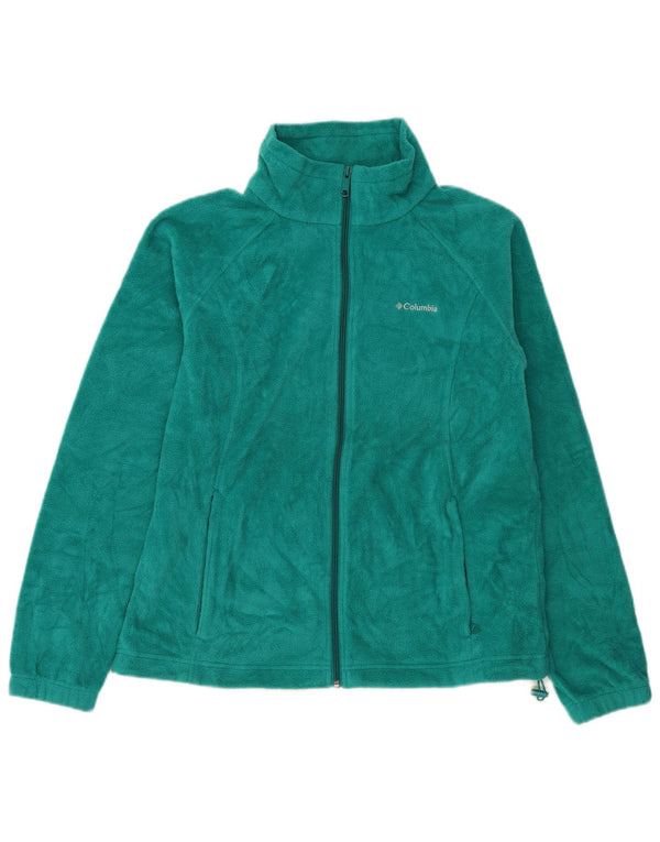 Giacca in pile da donna Columbia UK 18 XL verde poliestere