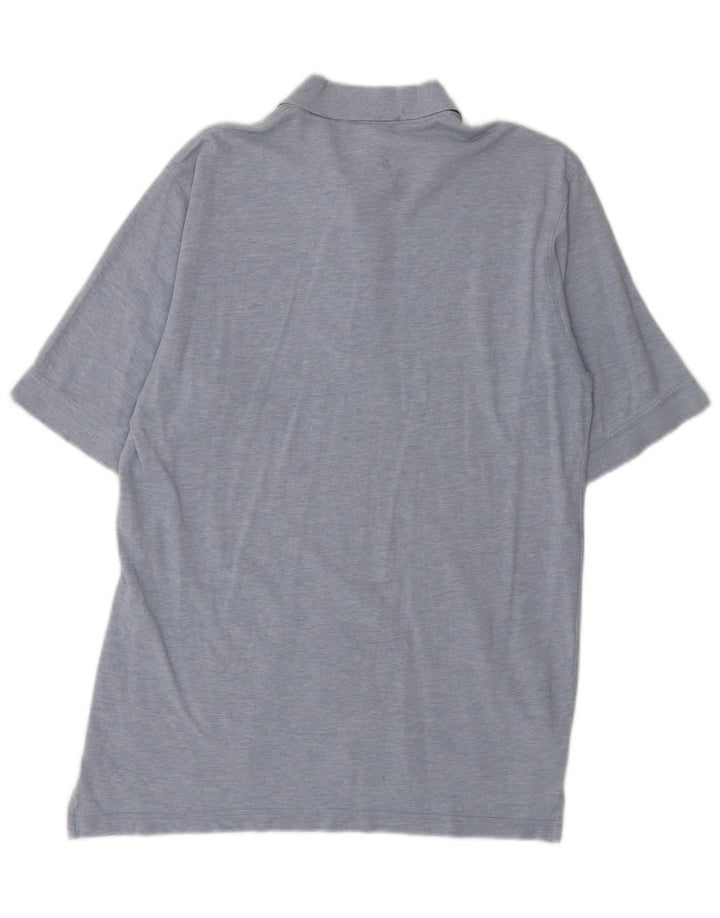 Polo Adidas da uomo di colore blu medio