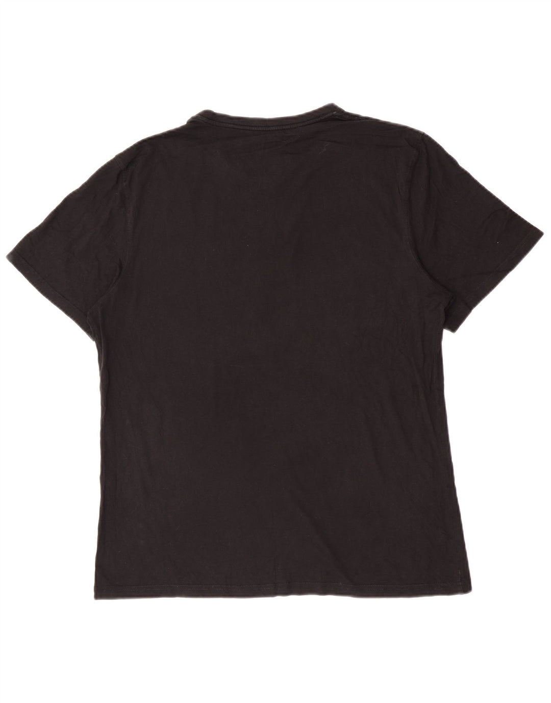 T-shirt grafica da uomo Champion Top grande in cotone nero