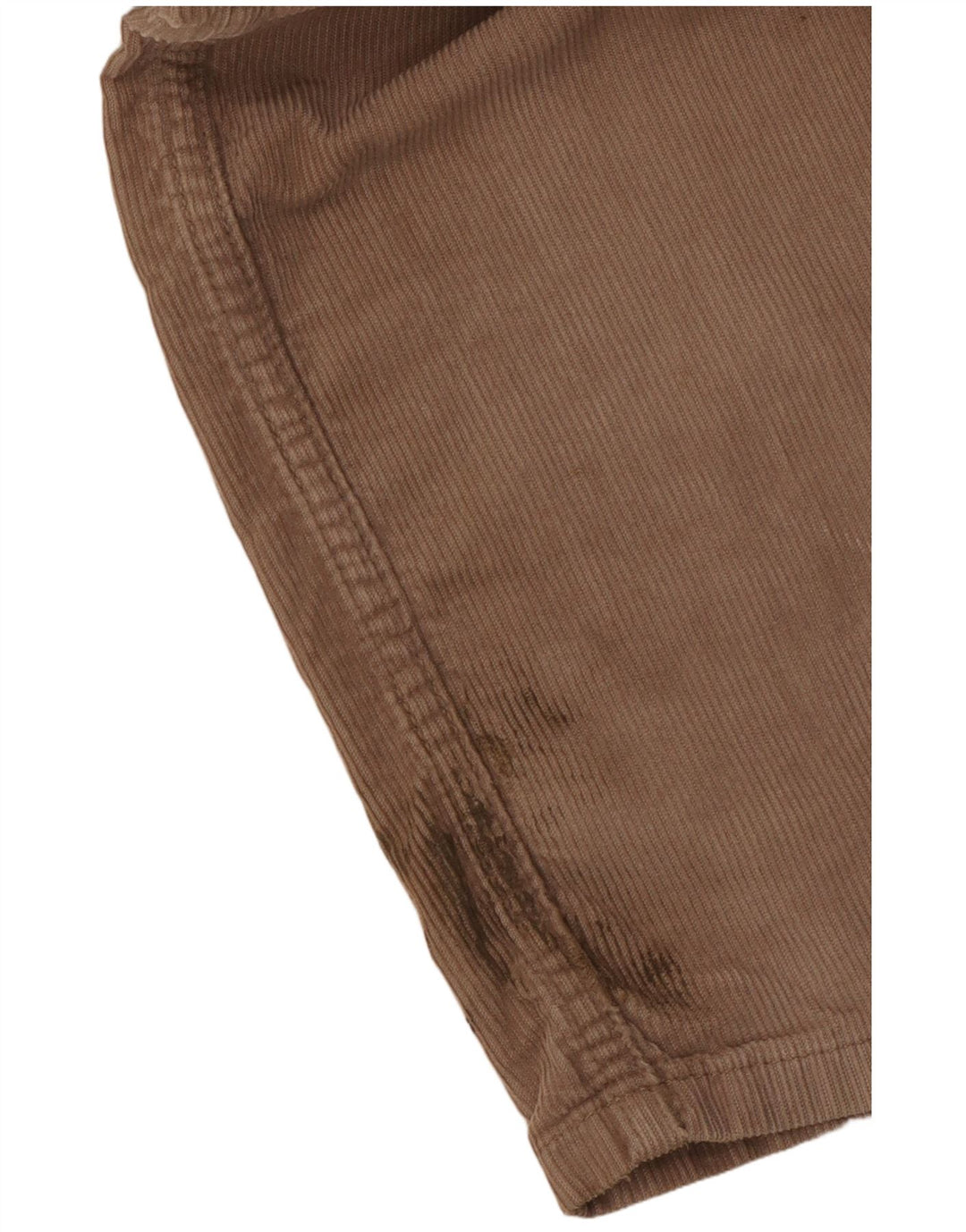 TOMMY HILFIGER Pantaloni dritti da uomo in velluto a coste W32 L34 Cotone Beige
