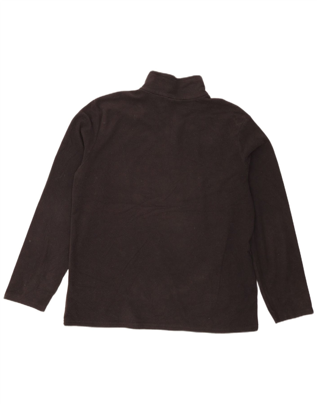 Maglione in pile da uomo con collo con zip Mountain Warehouse XL poliestere nero