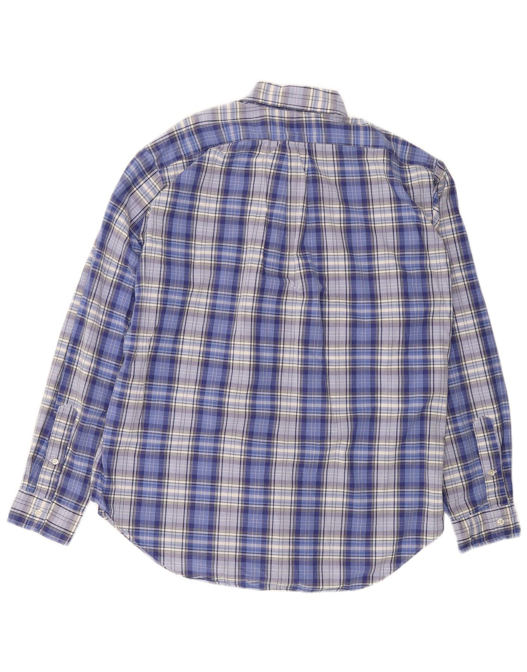 Camicia Ralph Lauren da uomo dalla vestibilità classica, grande, in cotone a quadri blu navy