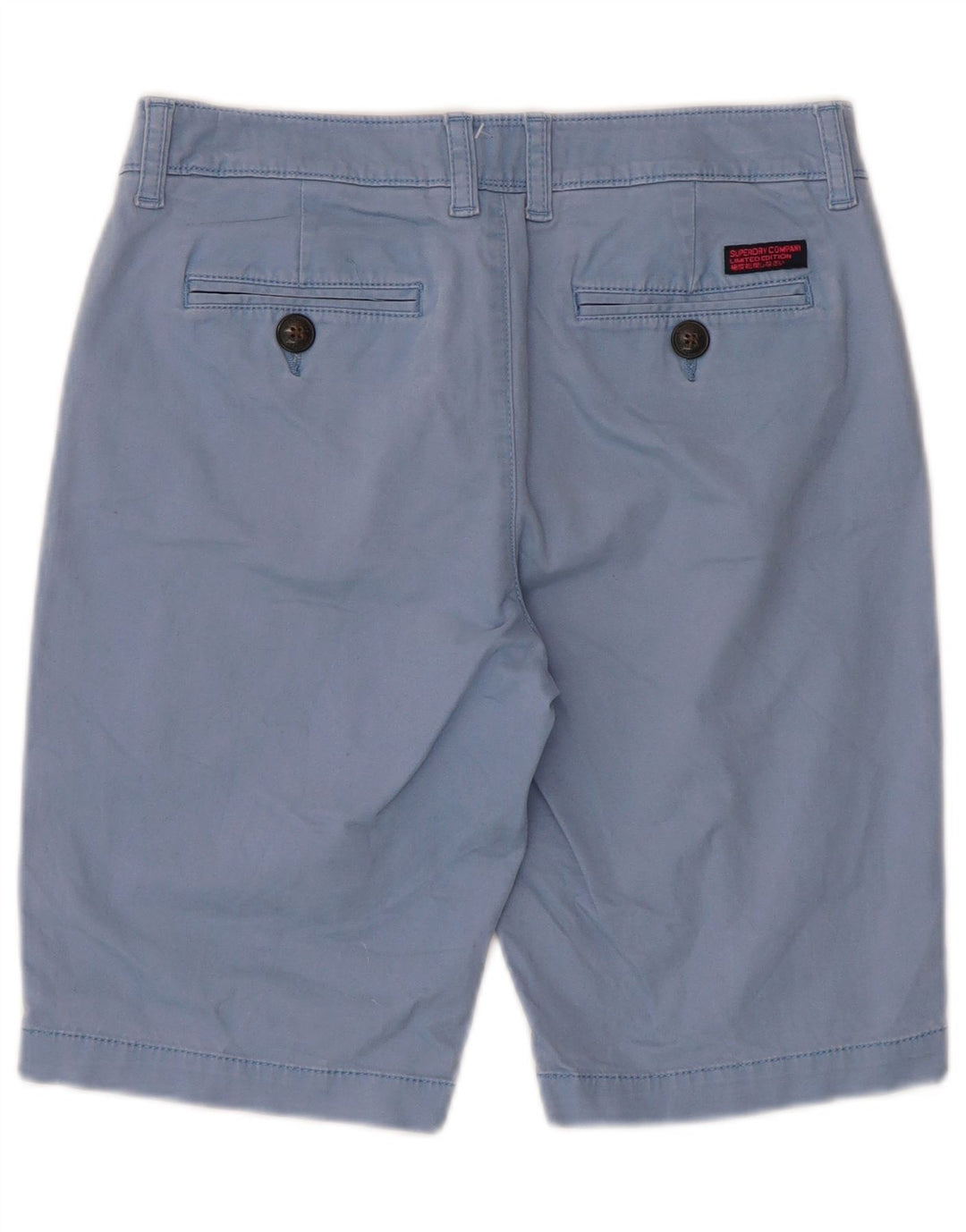Pantaloncini chino da uomo Superdry XS W30 in cotone blu