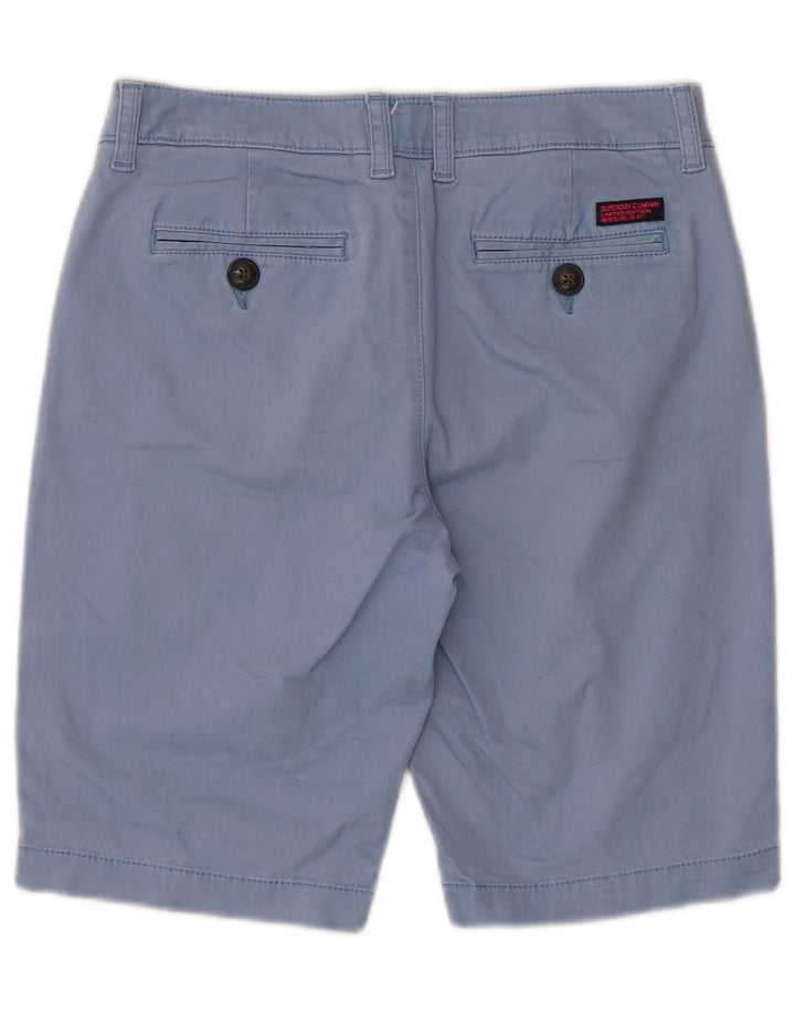 Pantaloncini chino da uomo Superdry XS W30 in cotone blu