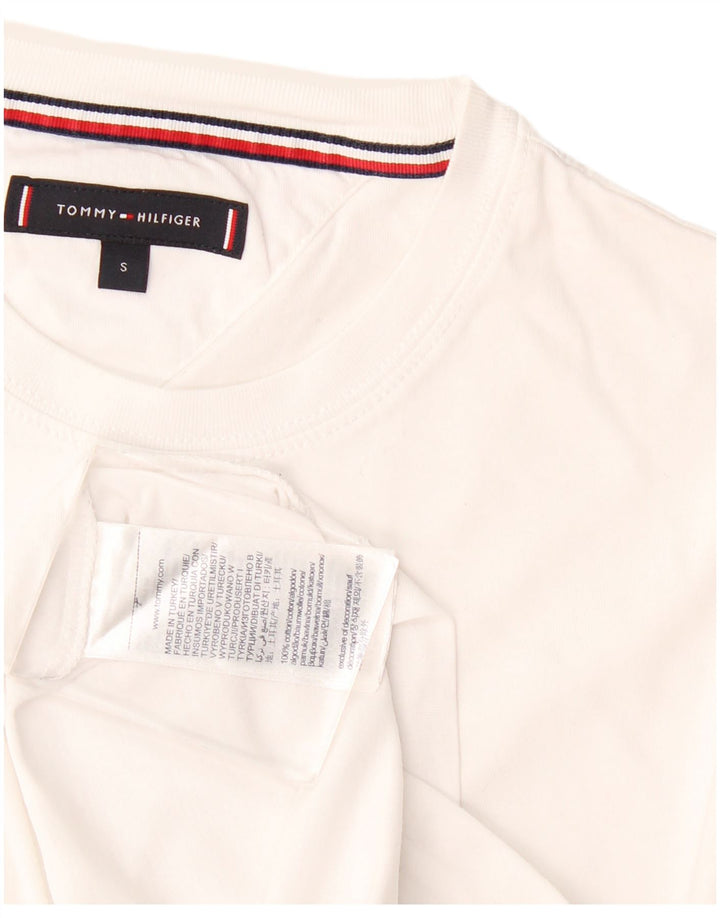 T-shirt da uomo Tommy Hilfiger Top piccola in cotone bianco