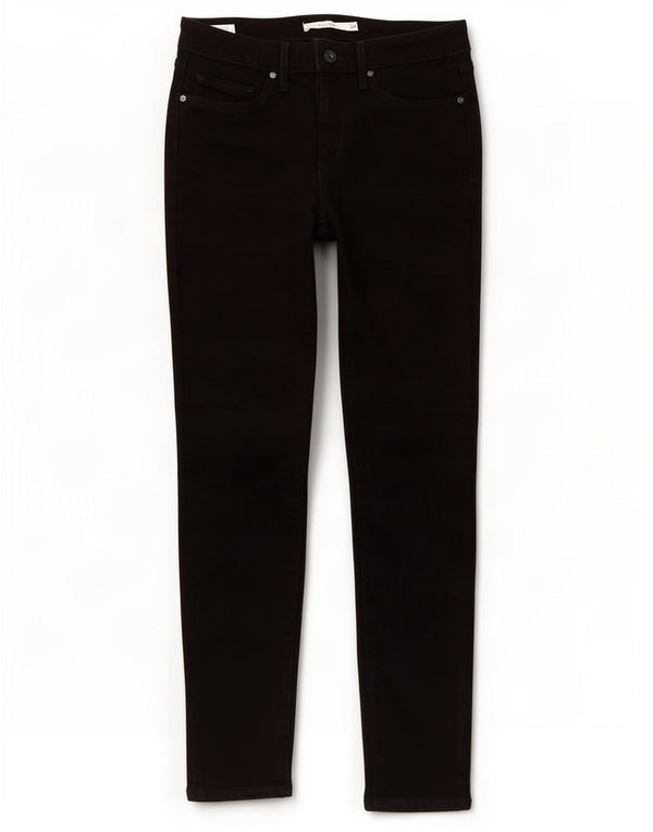Levi's Womens 711 Skinny Jeans W29 L29 Black