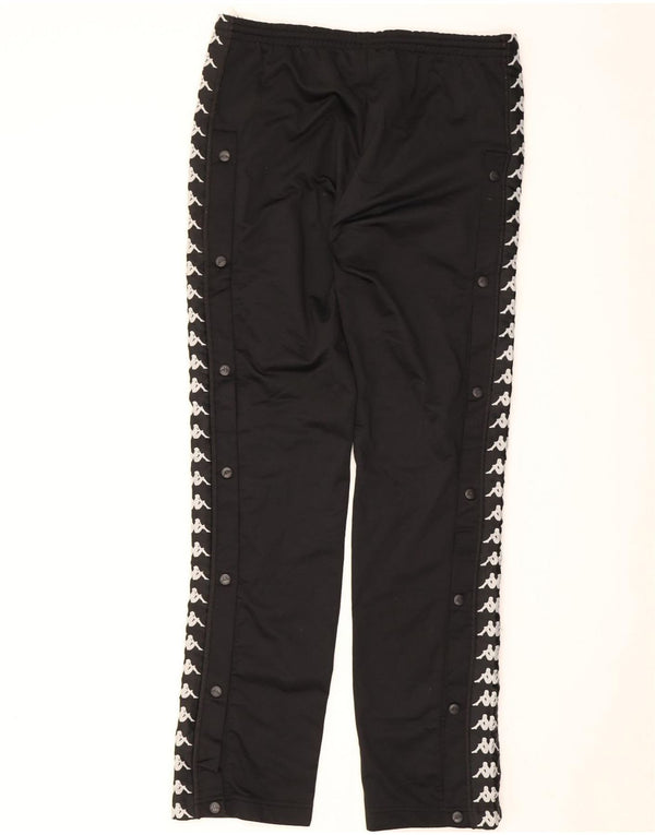 Pantaloni da tuta con grafica Kappa da donna UK 14 Medium Black Colourblock