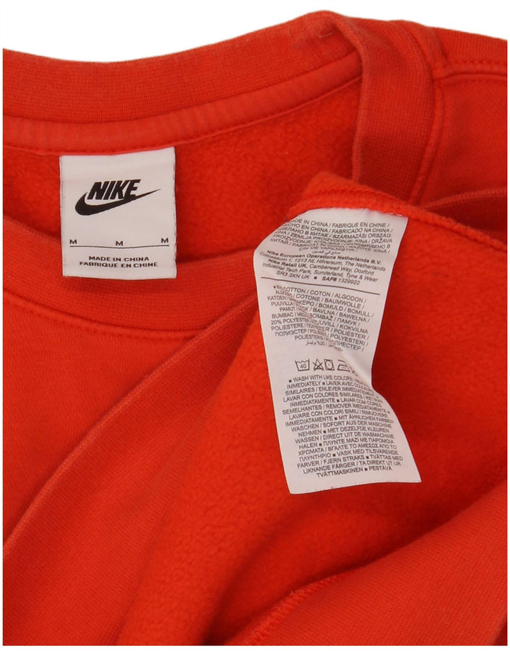 Felpa Nike Uomo Maglione Cotone Arancione Medio